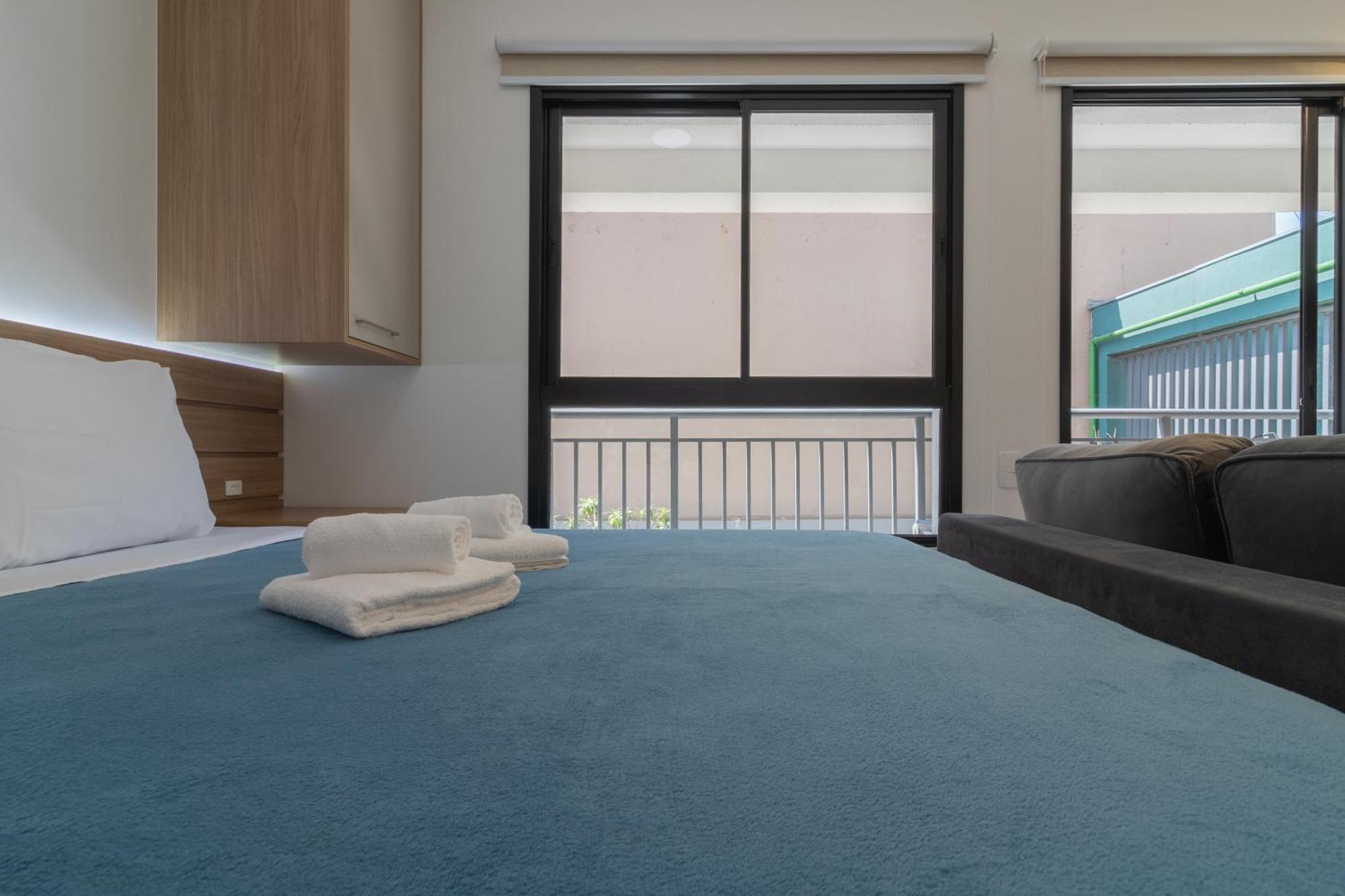 Apartamento Flat Novissimo A 200m Do Metro Madalena *