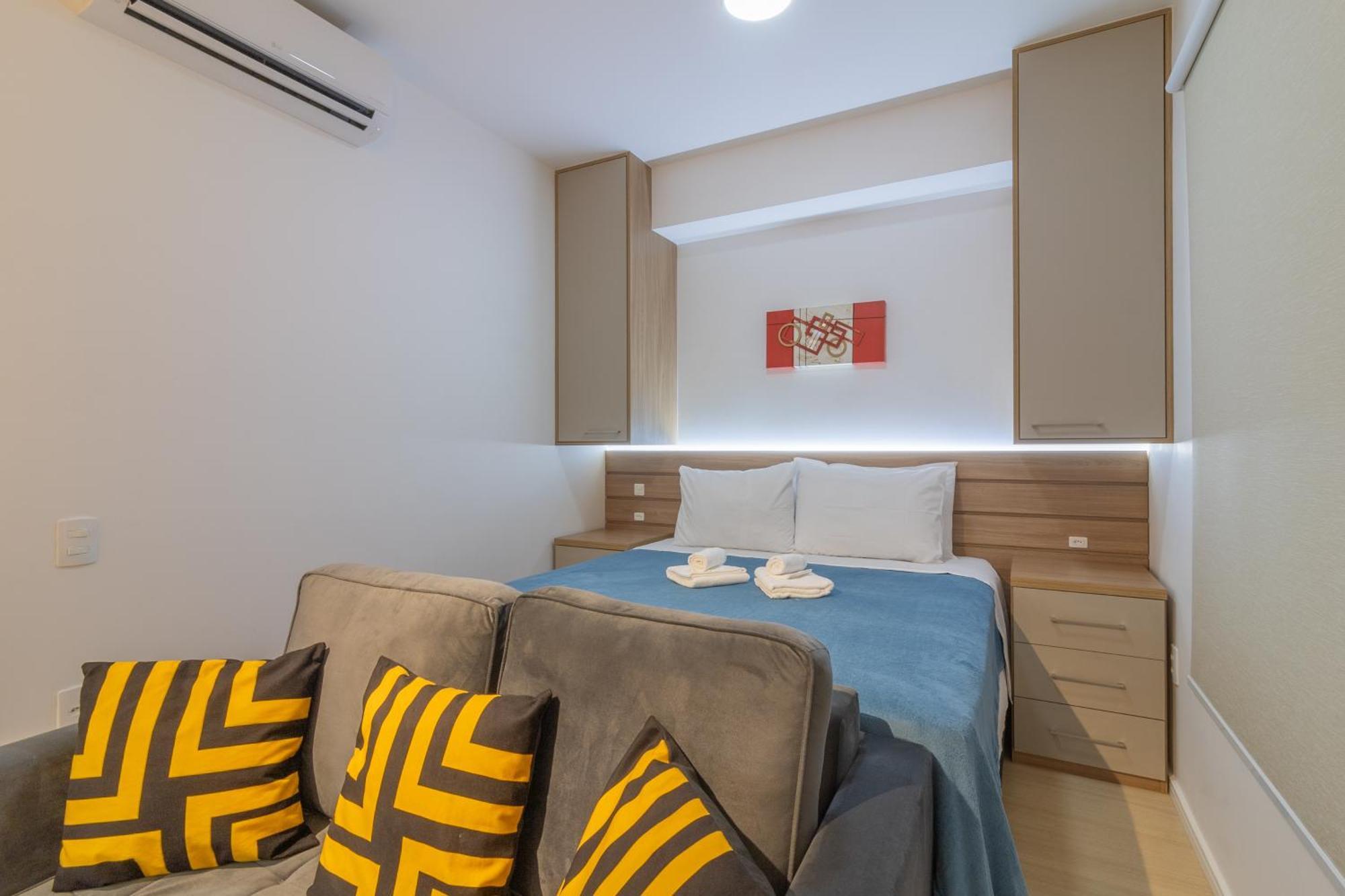 Flat Novissimo A 200m Do Metro Madalena Apartamento