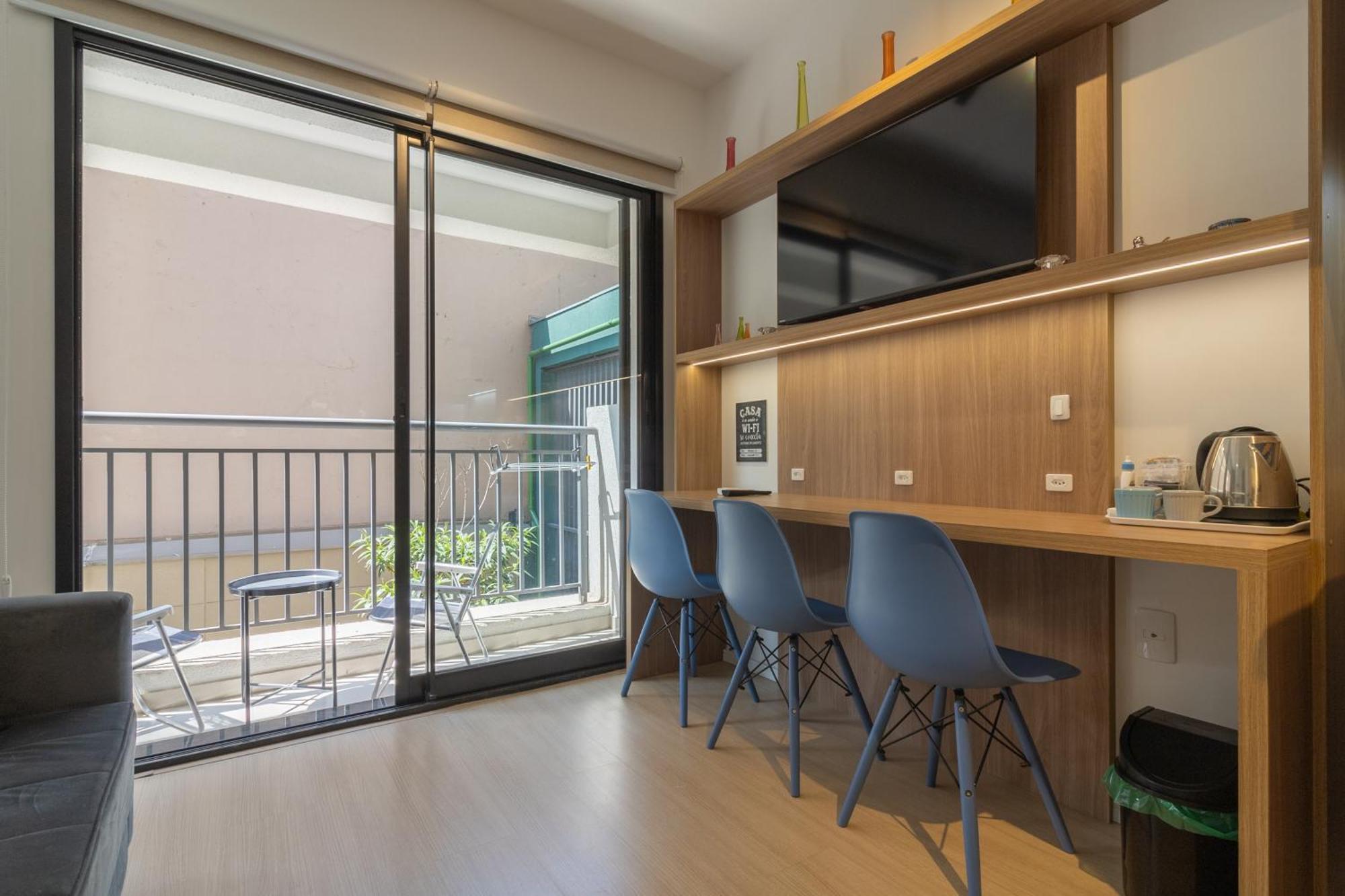 Apartamento Flat Novissimo A 200m Do Metro Madalena